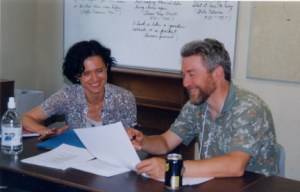 Harold and Leanne Boschmann at the Victoria School of Writing